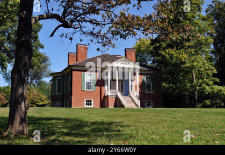 Farmington, ein Haus im Bundesstil, das 1816 auf einer Hanfplantage in Louisville erbaut wurde, ist für öffentliche Touren geöffnet. Stockfoto