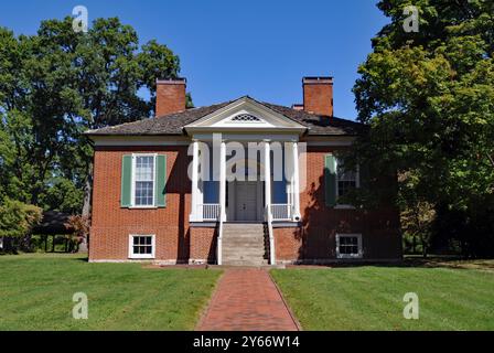 Farmington, ein Haus im Bundesstil aus dem Jahr 1816, war Teil einer Hanfplantage in Louisville, Kentucky. Stockfoto