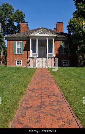 Farmington, ein Haus im Bundesstil, das 1816 auf einer Hanfplantage in Louisville erbaut wurde, ist für öffentliche Touren geöffnet. Stockfoto