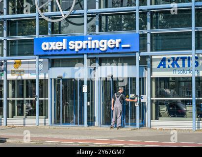 Druckerei, Axel Springer, Brunsbütteler Damm, Spandau, Berlin, Deutschland *** Druckerei, Axel Springer, Brunsbütteler Damm, Spandau, Berlin, Deutschland Stockfoto