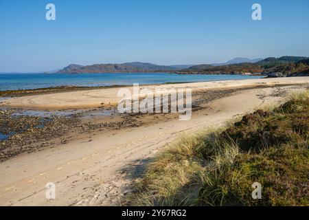 The Singing Sands, Kentra Bay, Ardnamurchan Halbinsel, Lochaber, Schottland, UK Stockfoto