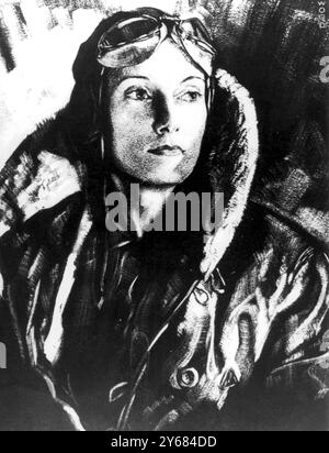 Die erste Frau, die allein von Osten nach Westen über den Atlantik flog. Mrs. Beryl Markham, die kürzlich allein von Abingdon nach Cape Briton Island geflogen ist. S. 149 September 12. ILN Stockfoto