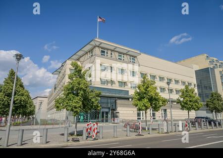 Botschaft der Vereinigten Staaten von Amerika, Ebertstraße, Mitte, Berlin, Deutschland Stockfoto