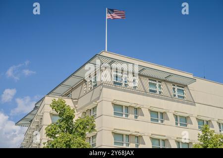 Botschaft der Vereinigten Staaten von Amerika, Ebertstraße, Mitte, Berlin, Deutschland Stockfoto