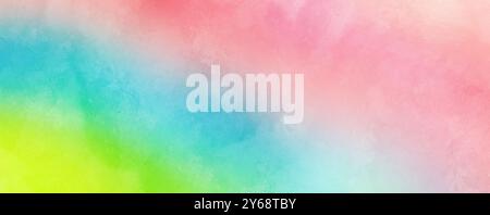 Abstrakter Aquarellhintergrund mit Blending Colors Banner Hintergrund Stockfoto