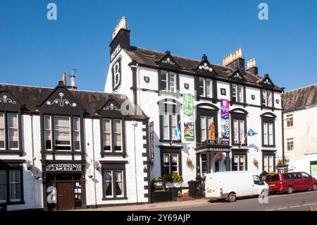 Das Buccleuch Arms Hotel wurde 1760 in Moffat Dumfries und Galloway Schottland gegründet Stockfoto