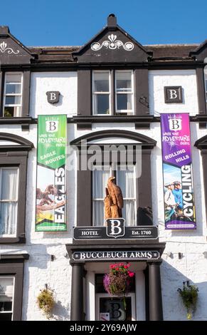 Das Buccleuch Arms Hotel wurde 1760 in Moffat Dumfries und Galloway Schottland gegründet Stockfoto