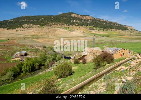 Traditionelle Kulturen, Ifran Nationalpark, Mittlerer Atlas, Marokko, Afrika. Stockfoto
