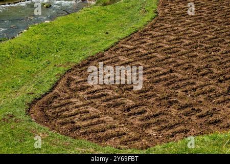 Traditionelle Kulturen, Ifran Nationalpark, Mittlerer Atlas, Marokko, Afrika. Stockfoto