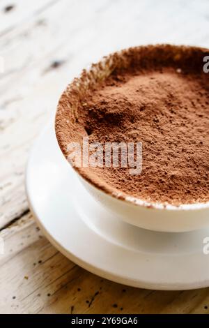 Nutella und Mascarpone Tiramisu, Sant Cugat del Vallès, (Vallès Occidental), Katalonien, Spanien. Stockfoto