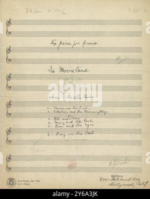 Musik 1800–1900; Musikmanuskripte; Risher, Anna Priscilla. Ich hätte meinen Tag gehabt, Risher, Anna Priscilla, 1800 - 1900, Schmidt, Arthur Paul, Musikverlag, populäre Musik, Schreiben und Veröffentlichen, Noten, Music, United States, 19th Century, Music, United States, Manuskripte, Usa, Manuskripte Stockfoto