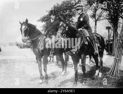 T. R. Theodore Roosevelt in Frankreich, Frankreich, Glasnegative, 1 negativ: Glas; 5 x 7 Zoll Oder kleiner. Stockfoto