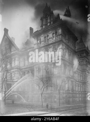 Albany Capitol, Westfront, 27.03.11, 27.03.11, Albany, Glasnegative, 1 negativ: Glas; 5 x 7 Zoll Oder kleiner. Stockfoto