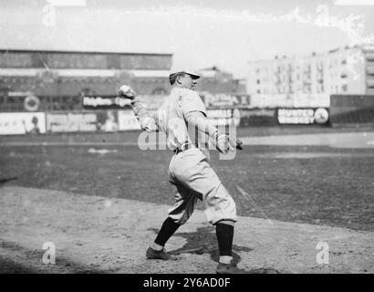 Tris Speaker, Boston AL (Baseball), 1912, Baseball, Glasnegative, 1 negativ: Glas; 5 x 7 Zoll Oder kleiner. Stockfoto