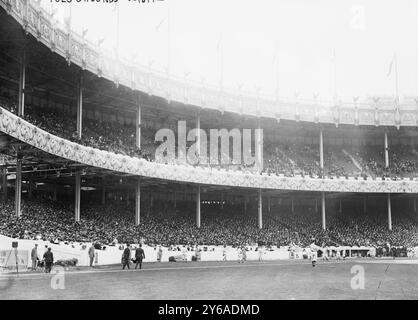 1. Spiel - 1912 World Series at the Polo Grounds, New York (Baseball), 1912, Glass negative, 1 negativ: Glass; 5 x 7 Zoll Oder kleiner. Stockfoto