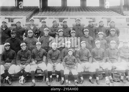 Cincinnati NL-Team (Baseball), 1913. Mai, Glas-negative, 1 negativ: Glas; 5 x 7 Zoll Oder kleiner. Stockfoto