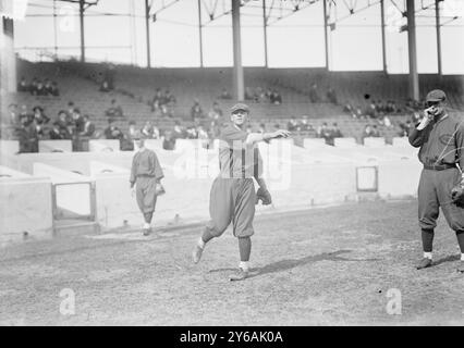 Marty Berghammer, Cincinnati NL (Baseball), 1913, Glasnegative, 1 negativ: Glas; 5 x 7 Zoll Oder kleiner. Stockfoto