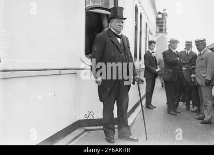 Viscount Haldane, Foto zeigt Richard Burdon Sanderson Haldane, 1. Viscount Haldane (1856-1928)., 1913 Aug., Glasnegative, 1 negativ: Glas; 5 x 7 Zoll Oder kleiner. Stockfoto