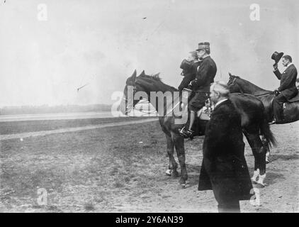 Roosevelt in Frankreich, Glasnegative, 1 negativ: Glas; 5 x 7 Zoll Oder kleiner. Stockfoto