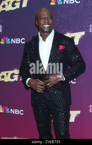 19. September 2024, Pasadena, CA, USA: LOS ANGELES - 19. August: Terry Crews bei The America's Got Talent Endergebnisse Roter Teppich im Hotel Dena am 19. August 2024 in Pasadena, CA..EMBARGO AUFGEHOBEN 9 24 8:01 PDT (Credit Image: © Kay Blake/ZUMA Press Wire) NUR REDAKTIONELLE VERWENDUNG! Nicht für kommerzielle ZWECKE! Stockfoto