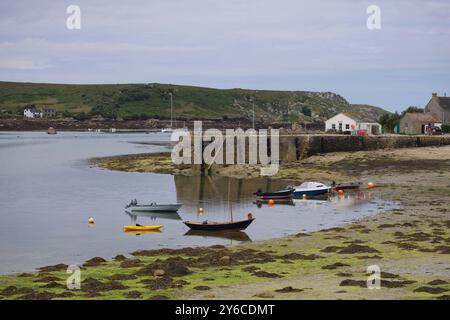 Ebbe Zwischen Den Inseln Stockfoto