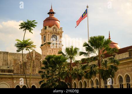 Das Sultan Abdul Samad Gebäude an einem sonnigen Tag, Kuala Lumpur, Malaysia Stockfoto