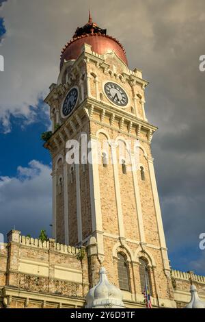 Das Sultan Abdul Samad Gebäude an einem sonnigen Tag, Kuala Lumpur, Malaysia Stockfoto