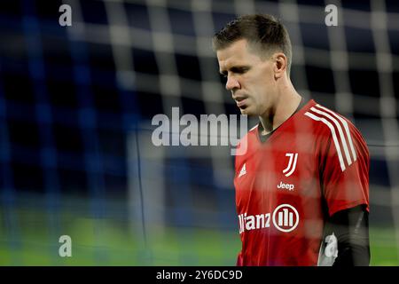 Neapel, Italien. Januar 2023. Foto Alessandro Garofalo/LaPresse 13 gennaio 2023 Napoli, Italia Sport calcio Napoli vs Juventus - Campionato di calcio Serie A TIM 2022/2023 - stadio Diego Armando Maradona Nella Foto: Wojciech Szczesny (Juventus F.C.); 13. Januar 2023 Neapel, Italien Sport Fußball Napoli vs Juventus - italienische Fußball Liga A TIM 2022/2023 - Diego Armando Maradona Stadion. Im Bild: Wojciech Szczesny (Juventus F.C.); Foto: LaPresse/Alamy Live News Stockfoto