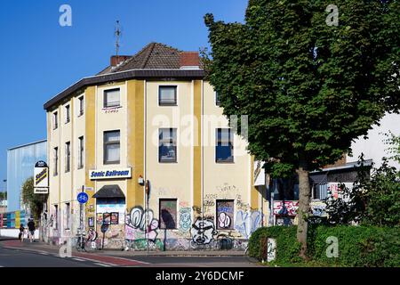 Köln, 21. September 2024: Bau des legendären Punk- und Rockclubs Sonic Ballroom in köln ehrenfeld Stockfoto