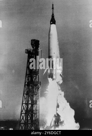 START IN CAPE CANAVERAL FÜR ASTRONAUT GORDON COOPER / ; 16. MAI 1963 Stockfoto