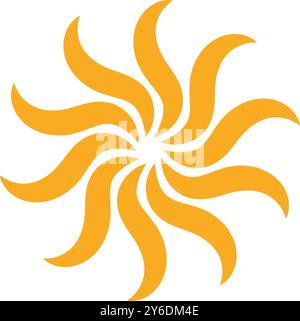 Design-Vorlage für das Symbol „Solar Energy“ Stock Vektor