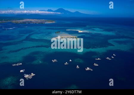 Indonesien, Bali, Gili Putih Sumberkima oder weißer Strand im Westen der Insel Stockfoto