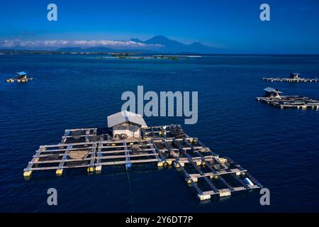 Indonesien, Bali, Gili Putih Sumberkima oder weißer Strand im Westen der Insel Stockfoto