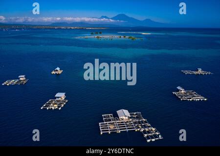 Indonesien, Bali, Gili Putih Sumberkima oder weißer Strand im Westen der Insel Stockfoto