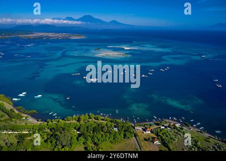 Indonesien, Bali, Gili Putih Sumberkima oder weißer Strand im Westen der Insel Stockfoto