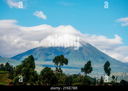 MT Muhavura in Kisoro Uganda Stockfoto