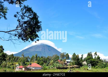 MT Muhavura in Kisoro Uganda Stockfoto