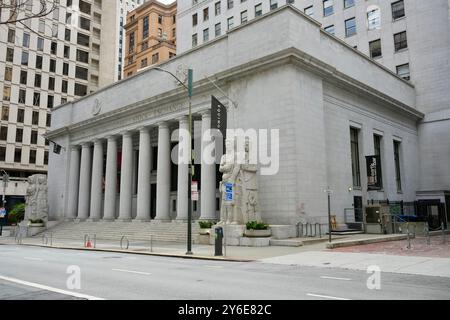 Das Gebäude der San Francisco Pacific Exchange wurde 1915 entworfen und 1930 umgebaut. Stockfoto