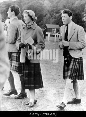VERLOBUNG VON PRINZESSIN ALEXANDRA UND ANGUS JAMES BRUCE OGILVY; 29. NOVEMBER 1962 Stockfoto