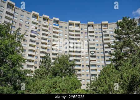 Hochhaus, Lipschitzallee, Gropiusstadt, Neukölln, Berlin, Deutschland Stockfoto