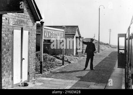 JACK ELLIS BR ZUGFÜHRER IN CORNWALL; 19. OKTOBER 1962 Stockfoto