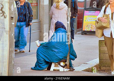 Glasgow, Schottland, Großbritannien. September 2024. Wetter in Großbritannien: Sonnig im Zentrum der Stadt. Credit Gerard Ferry/Alamy Live News Stockfoto