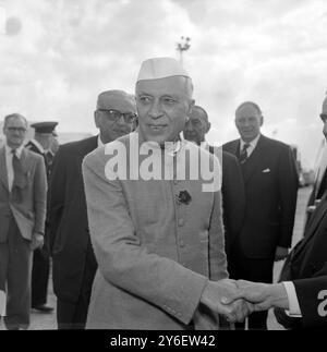 DER INDISCHE PREMIER PANDIT JAWAHARLAL NEHRU IN LONDON ; 20. SEPTEMBER 1962 Stockfoto