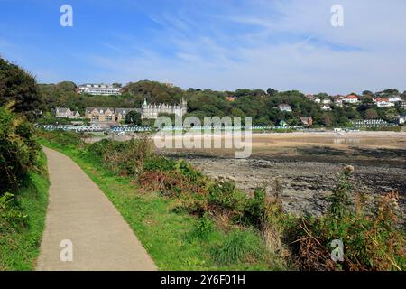 Langland Bay, Gower Peninsula, Wales. Stockfoto