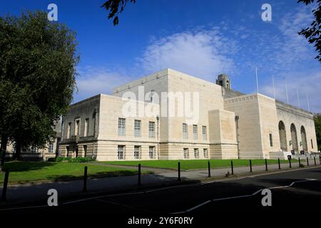 Brangwyn Hall wurde 1934 als neue Guildhall in Swansea, South Wales erbaut. Stockfoto