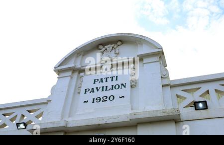 Patti Pavillon, Victoria Park, Swansea, Südwales. Stockfoto