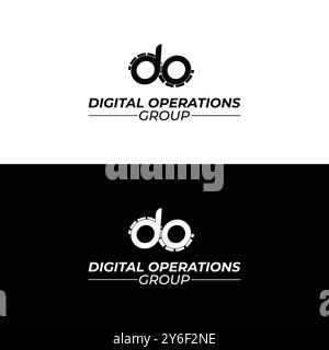 Logo der Digital Operations Group Stock Vektor