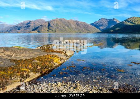 Barrisdale Bay am Loch Hourn, Knoydart, Schottland Stockfoto