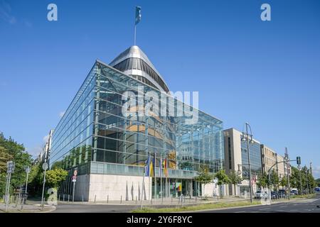 CDU-Bundesgeschäftsstelle, Konrad-Adenauer-Haus, Klingelhöferstraße, Tiergarten, Mitte, Berlin, Deutschland Stockfoto