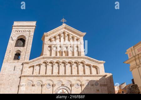 Die Kathedrale Santa Maria Assunta und Santa Cecilia in Cagliari, Italien Stockfoto